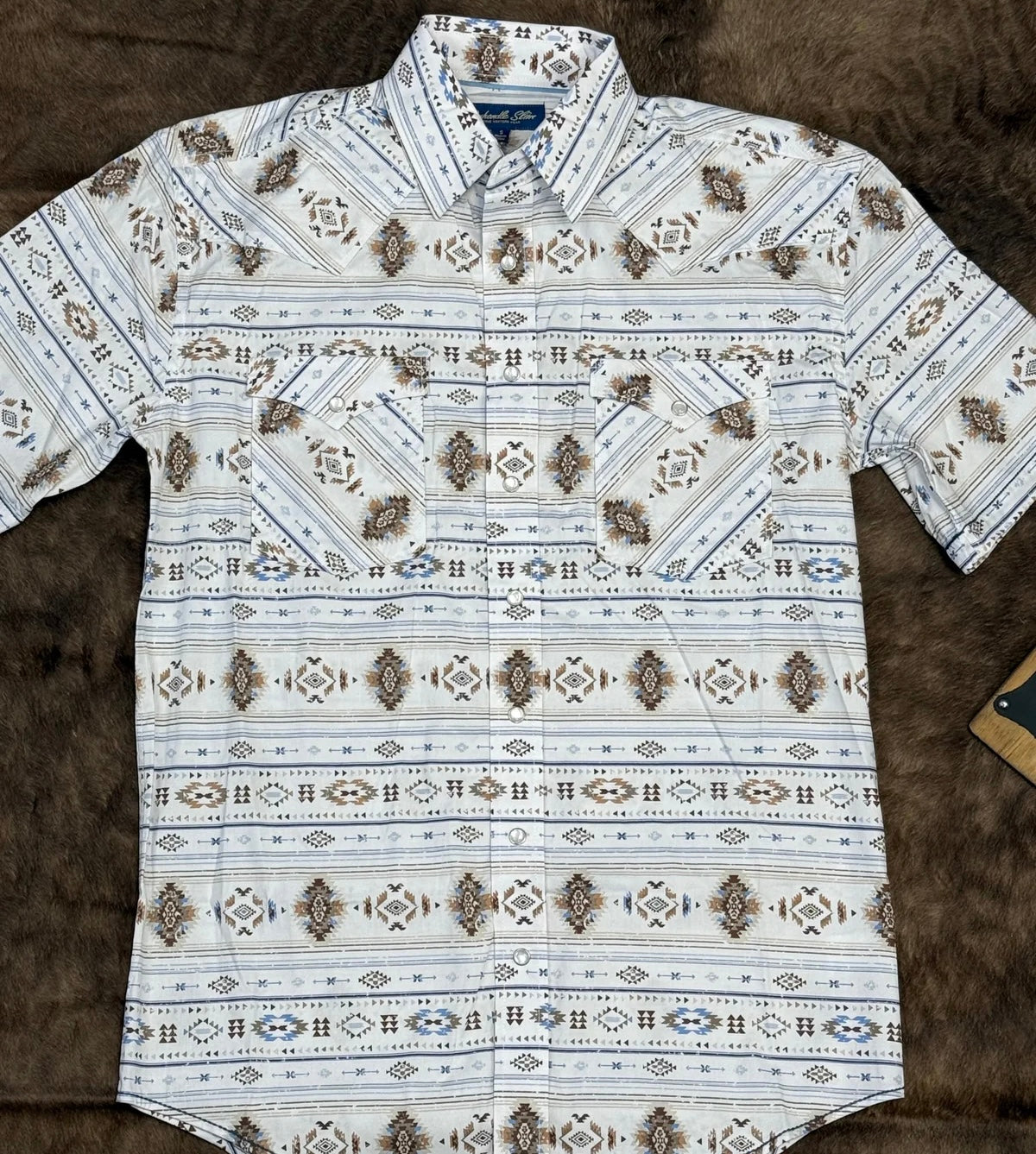 Panhandle Rough Stock SS Snap - Taupe