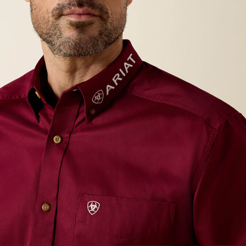 Ariat Twill Team Logo Twill Classic Fit Shirt
