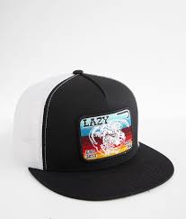 Lazy J Ranch black and white Serape Elevation flat Hat