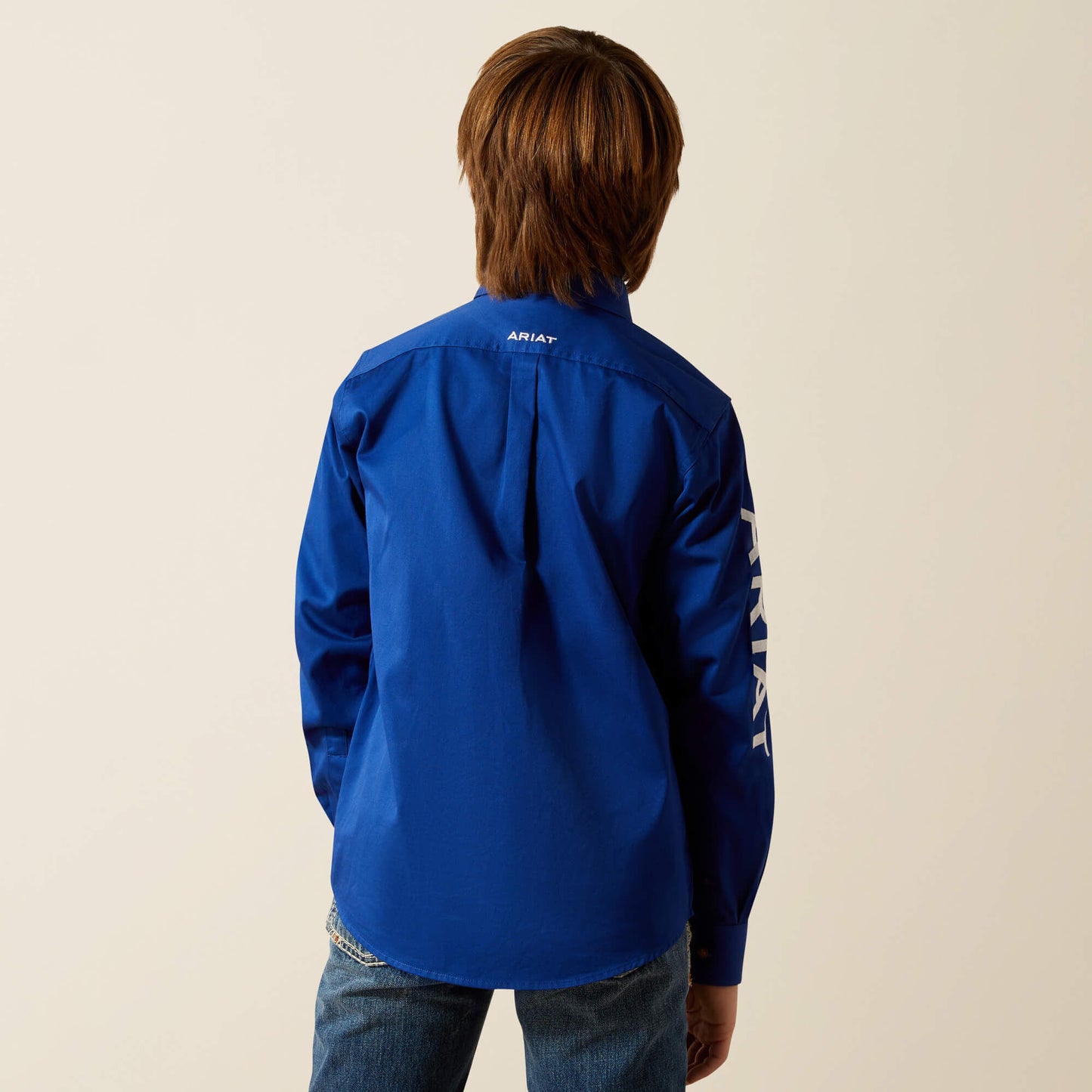 Ariat Boy's Team Logo Twill Classic Fit Shirt