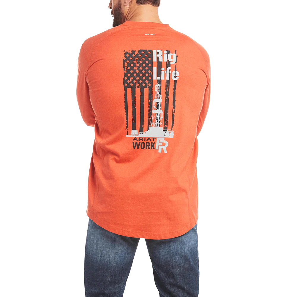 Ariat Men's Flame Resistant Air Rig Life Graphic Shirt
