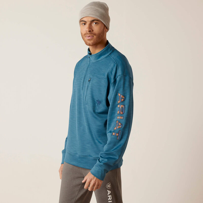 Ariat Team Logo 1/4 Zip Sweatshirt