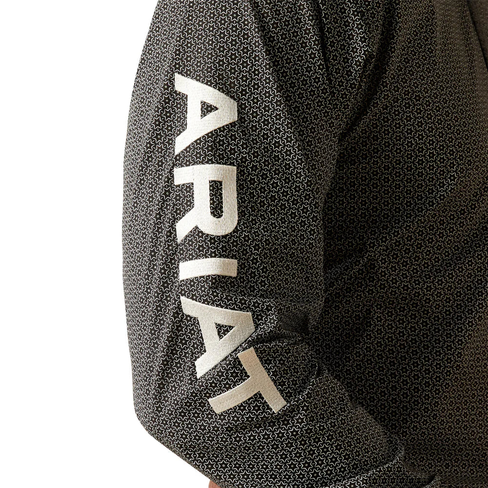 Ariat Team Fowler Classic Fit Long Sleeve Button down Shirt - Black/White