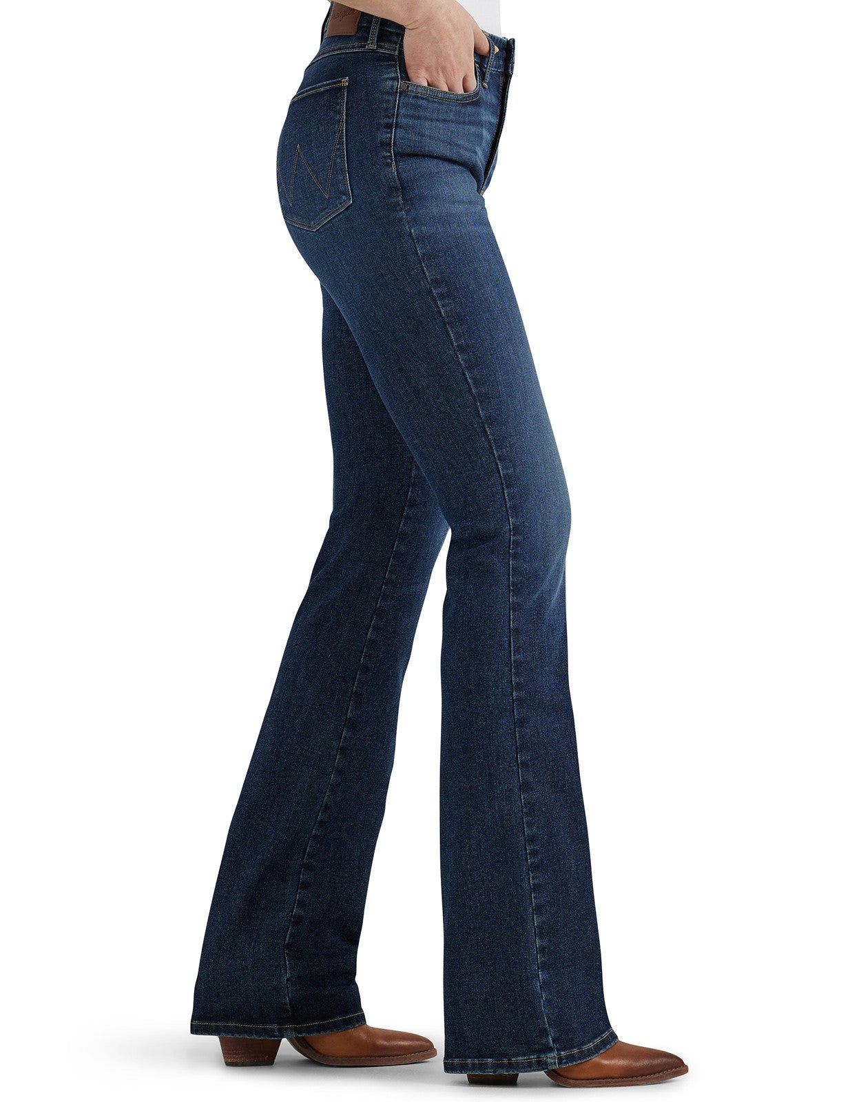 Wrangler Women's Bespoke Bootcut High Rise Lacey Jeans
