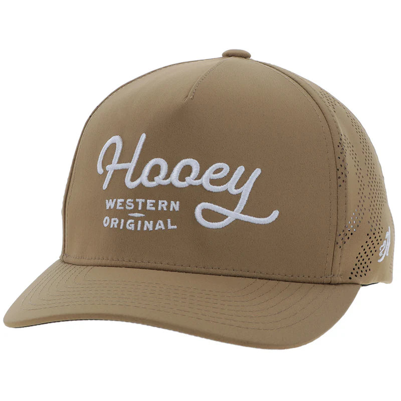 HOOEY "OG" HOOEY HAT TAN W/WHITE STITCHING