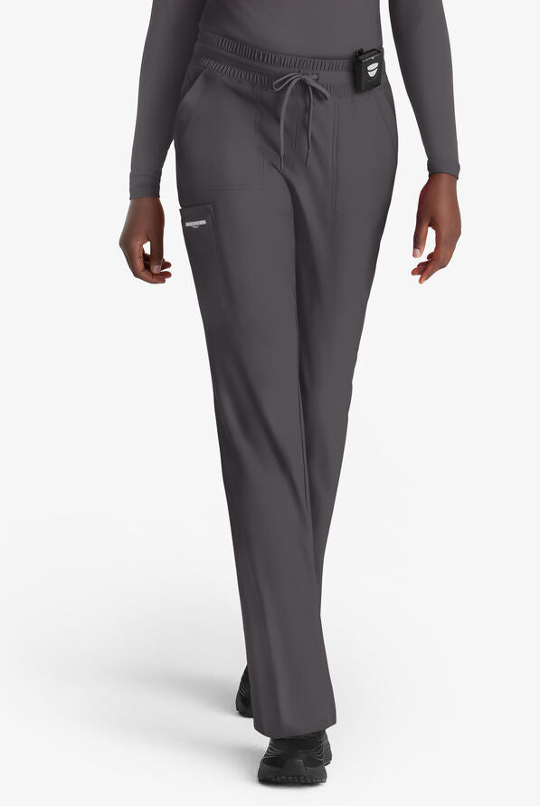 Reach Shirred Waistband Straight Leg Pant