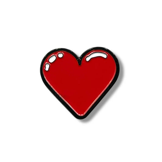 Red Heart Hat Pin