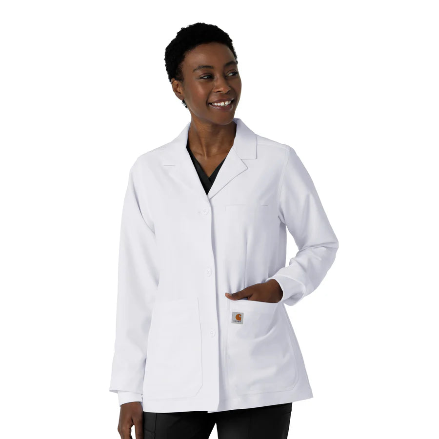 C72005 Women's Carhartt Consultation Lab Coat - White
