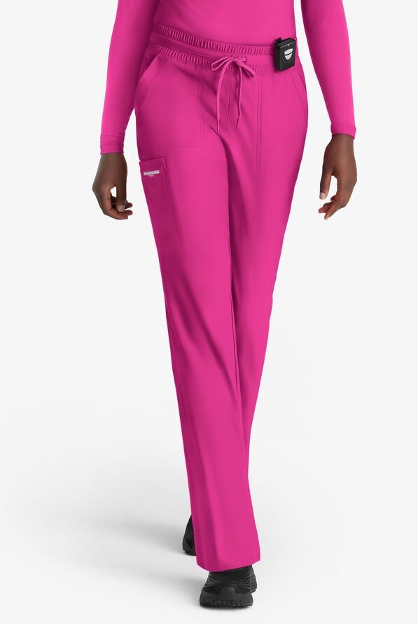 Reach Shirred Waistband Straight Leg Pant