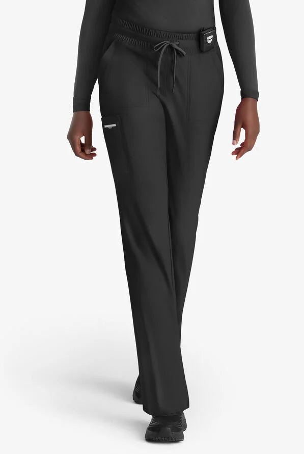 Reach Shirred Waistband Straight Leg Pant