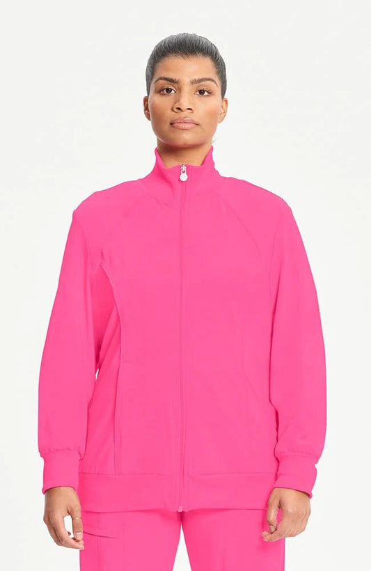 Infinity Women's Zip Front Warm Up Scrub Jacket