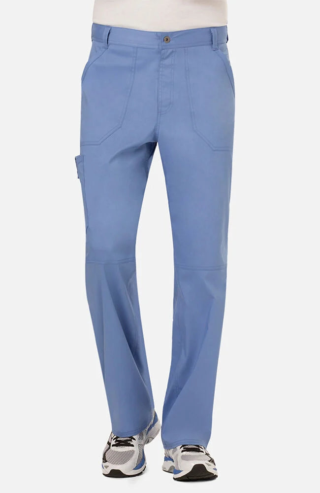 Cherokee Men's Zip Fly Cargo Scrub Pant