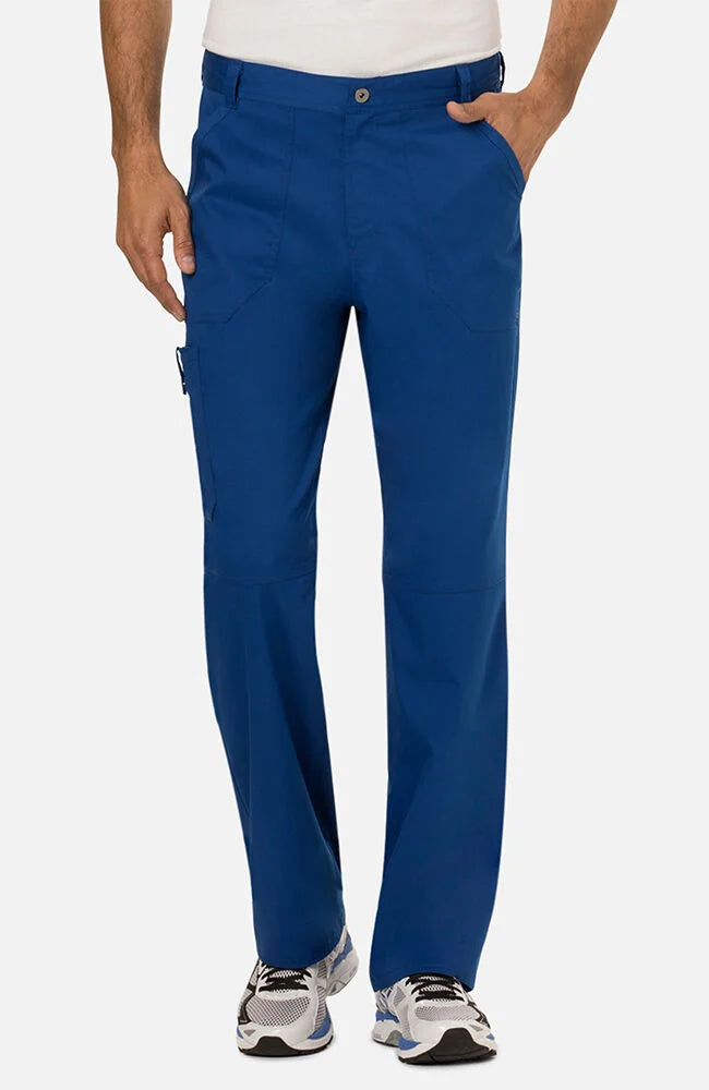 Cherokee Men's Zip Fly Cargo Scrub Pant