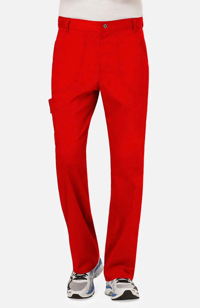 Cherokee Men's Zip Fly Cargo Scrub Pant