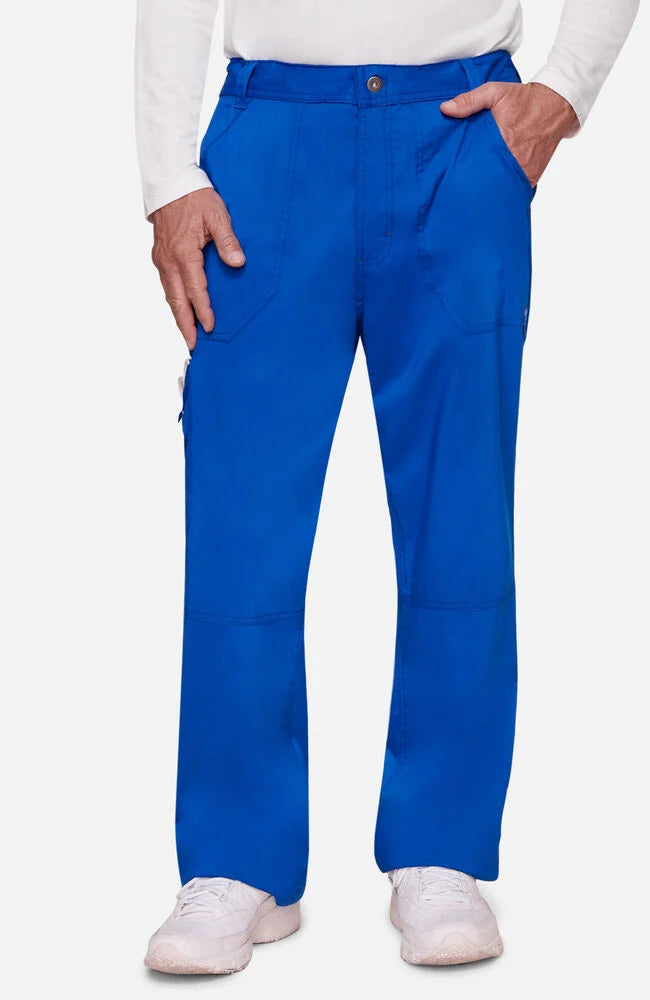 Cherokee Men's Zip Fly Cargo Scrub Pant