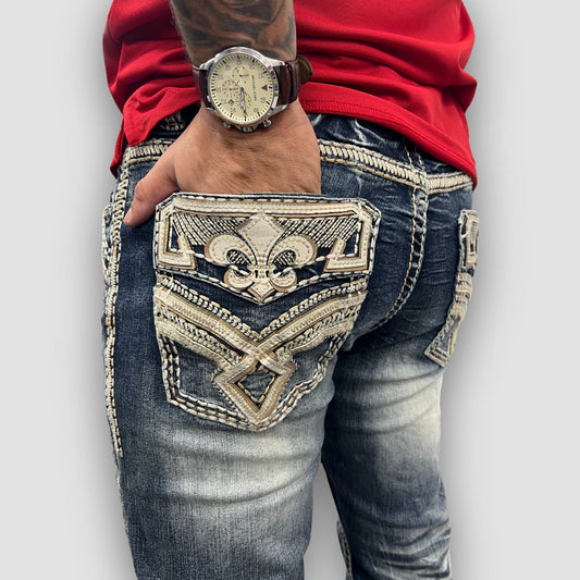 Men's Answer Me Straight Leg Denim (AM-2291)