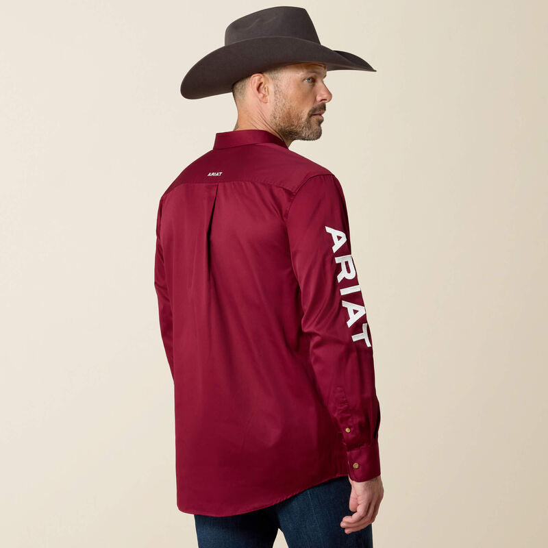 Ariat Twill Team Logo Twill Classic Fit Shirt