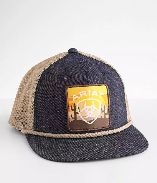 Gorra vaquera con logo de Ariat Cactus Patch