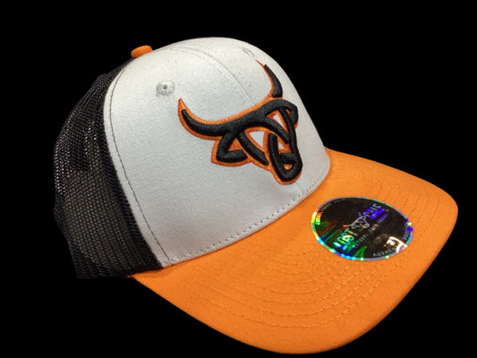 Lost Calf Orange White/Black Curve Cap