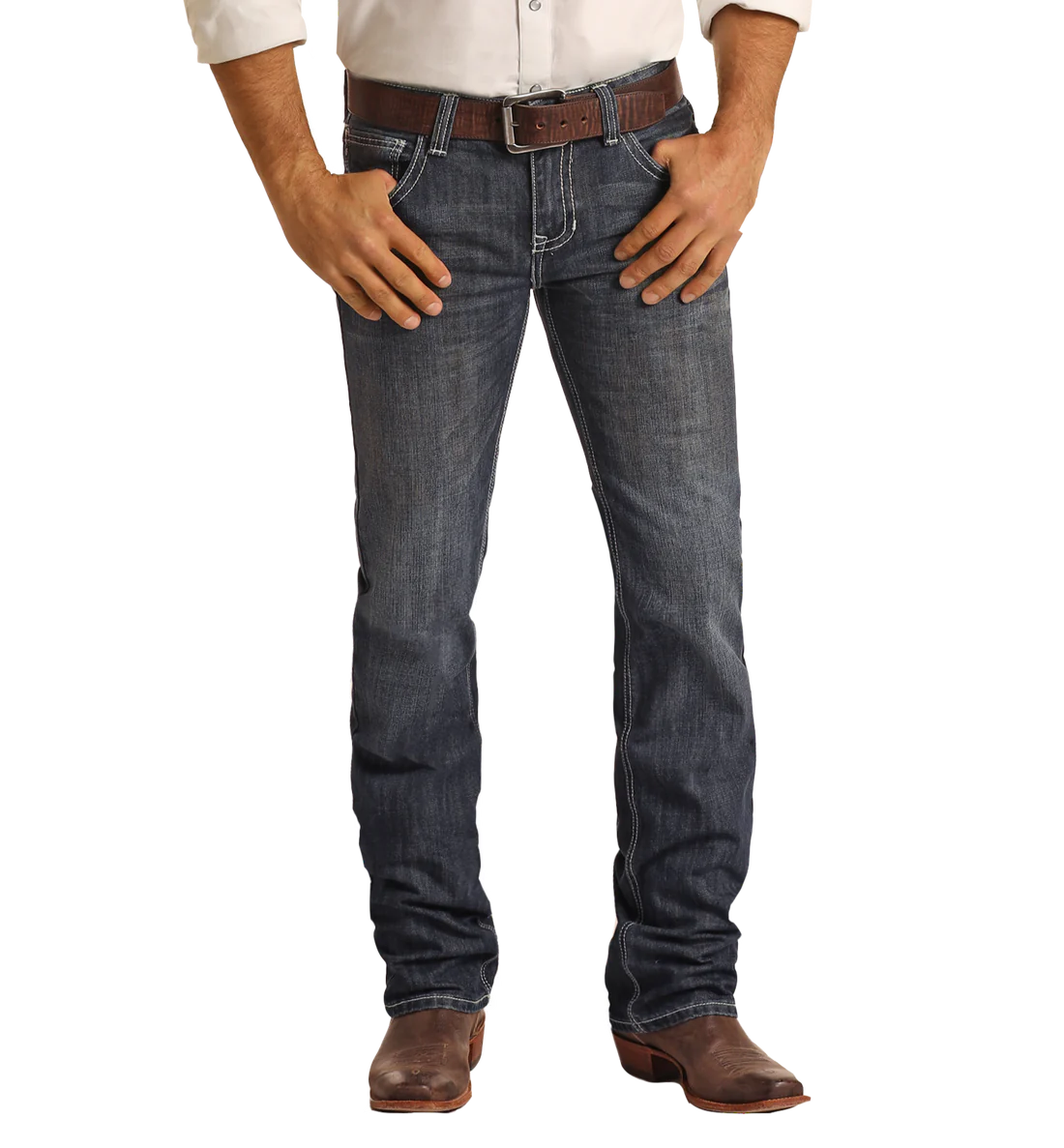 ROCK&ROLL Jean DNM PISTOL STACKABLE BOOT Regular Fit