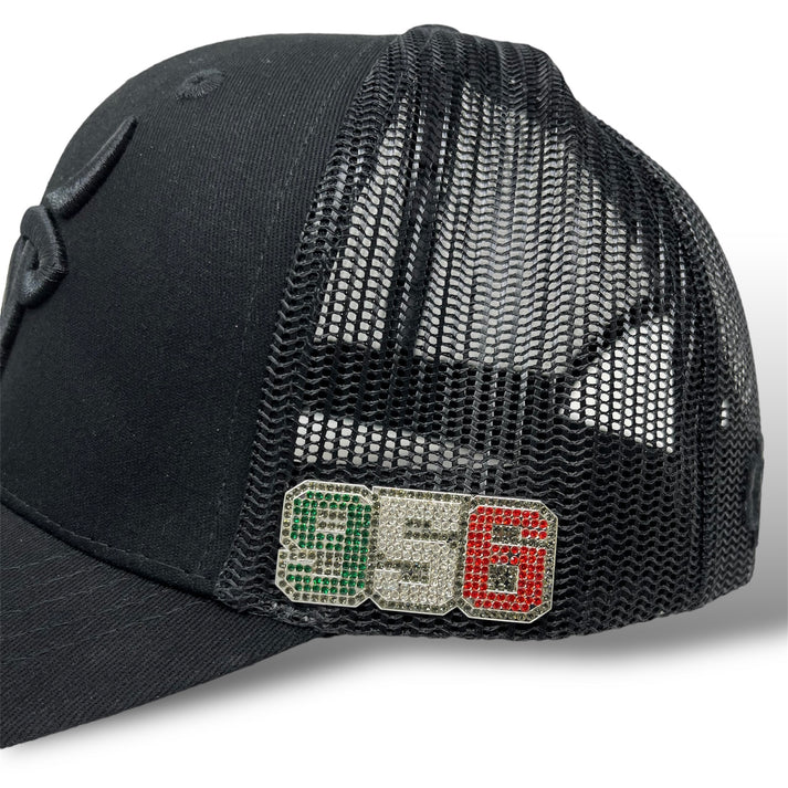 Iced MX 956 Silver Hat Pin