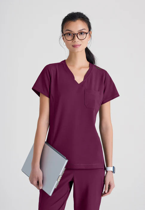 Sway 1-Pocket Banded V-Neck Ciclo® Scrub Top