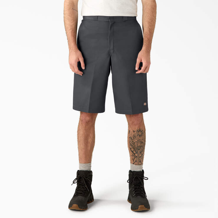 Dickies Loose Fit Flat Front Work Shorts, 13"