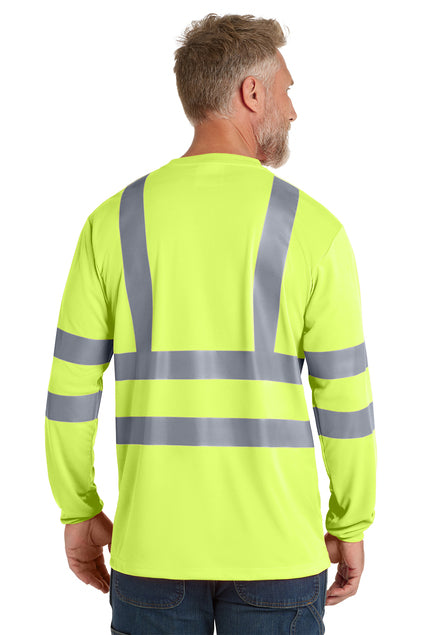 CornerStone ANSI 107 Class 3 Long Sleeve Snag-Resistant Reflective T-Shirt - Yellow