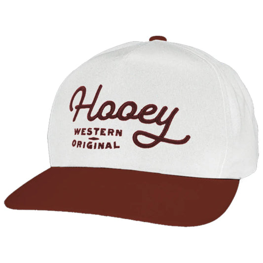 "OG" Hooey Hat White/Maroon