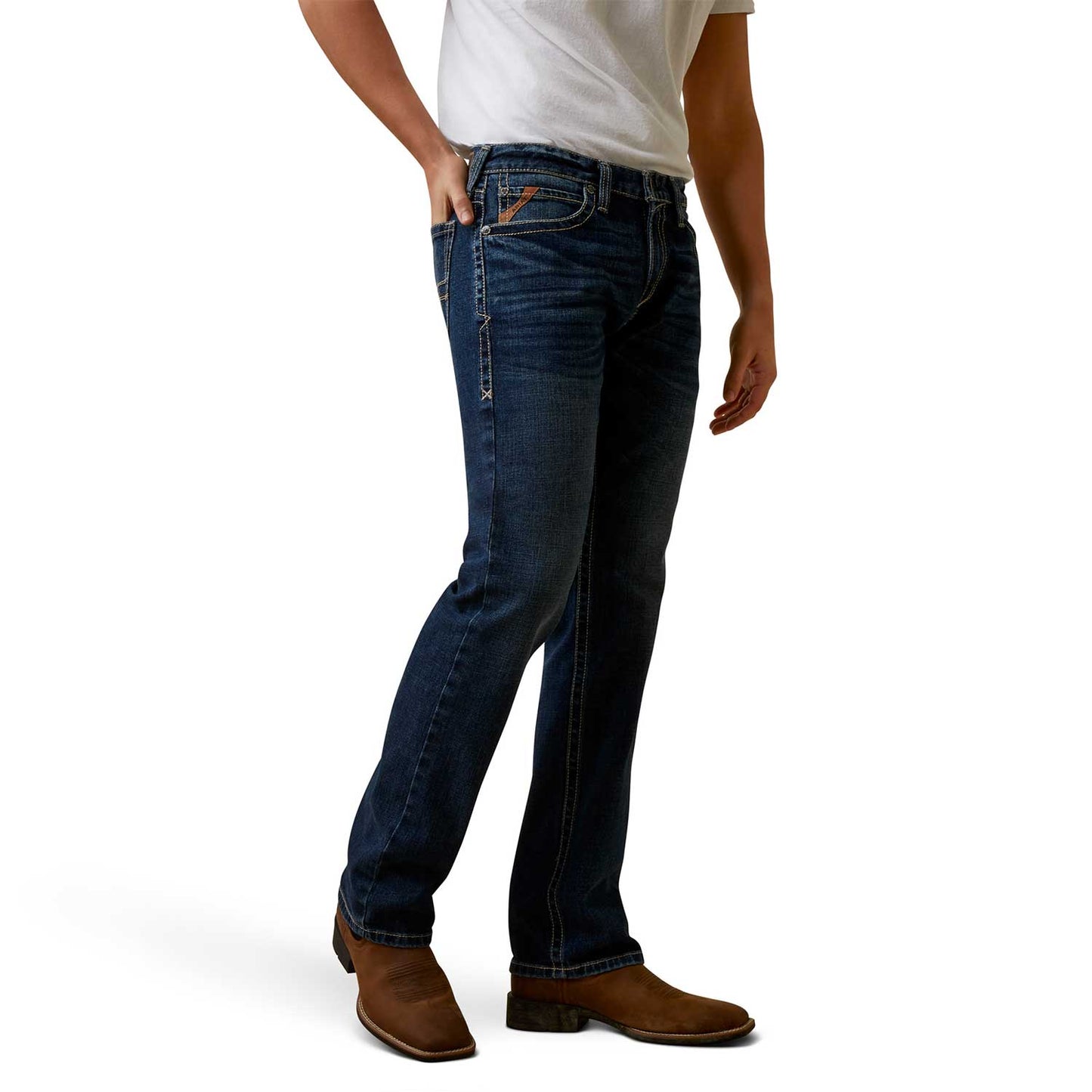 Ariat Mens M7 Slim Graysill Straight Jeans - Denali