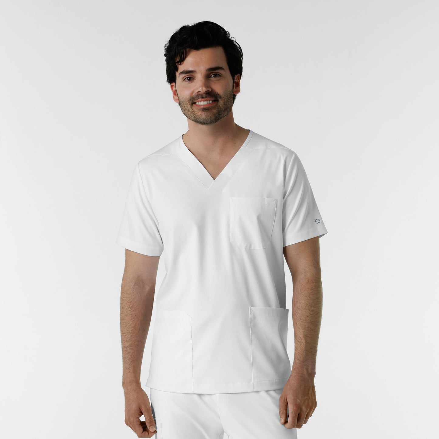 Boundless Men's Multi Pocket V-Neck Scrub Top
