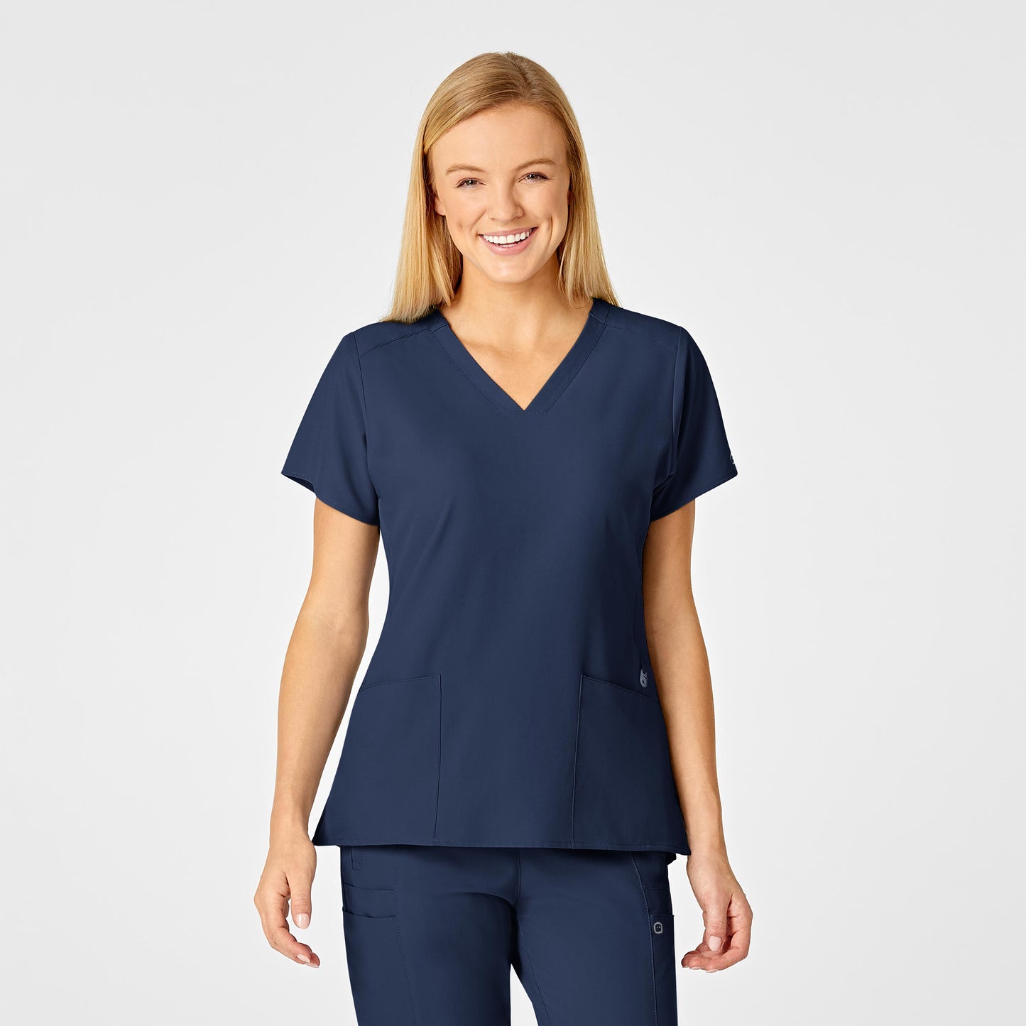 W123 Flex Back Stylized V-Neck