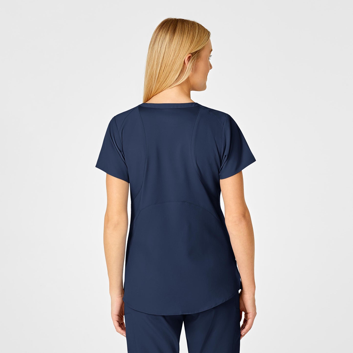 W123 Flex Back Stylized V-Neck
