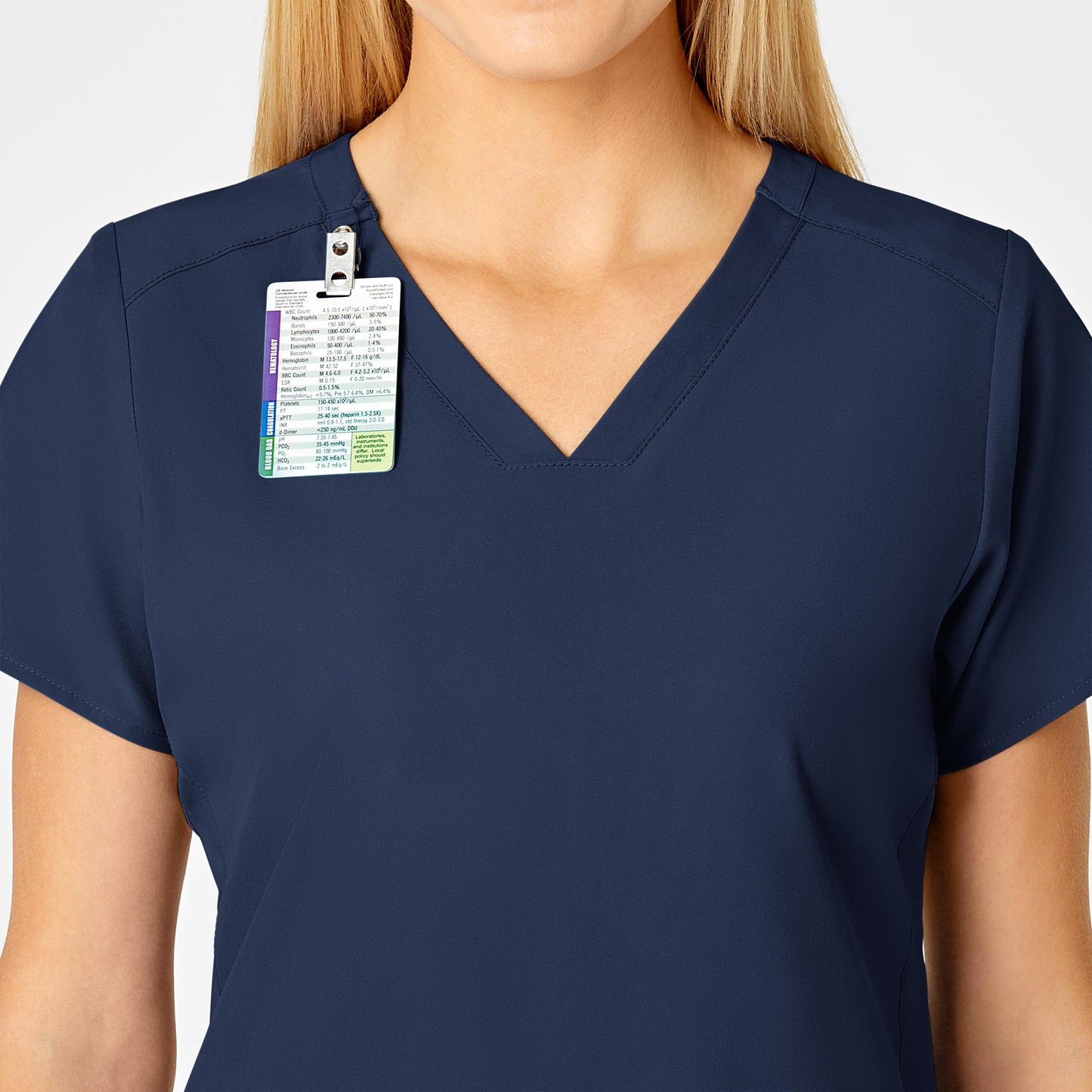 W123 Flex Back Stylized V-Neck