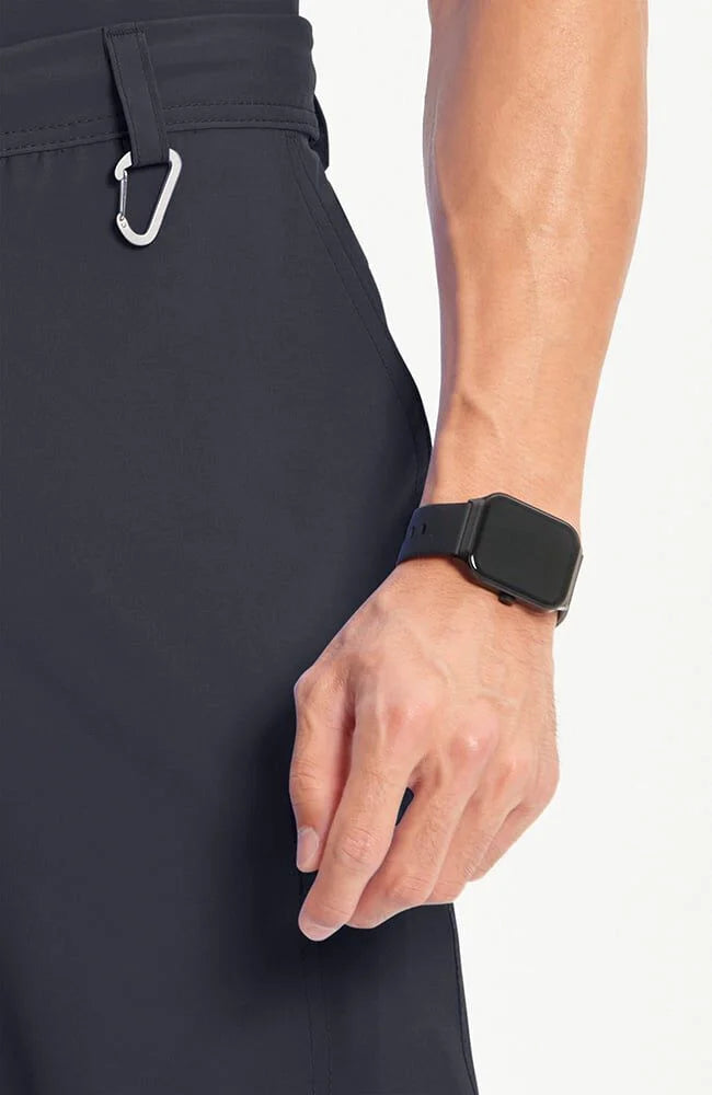 Cherokee Infinity Men's Zip Fly 6-Pocket Cargo Scrub Pant