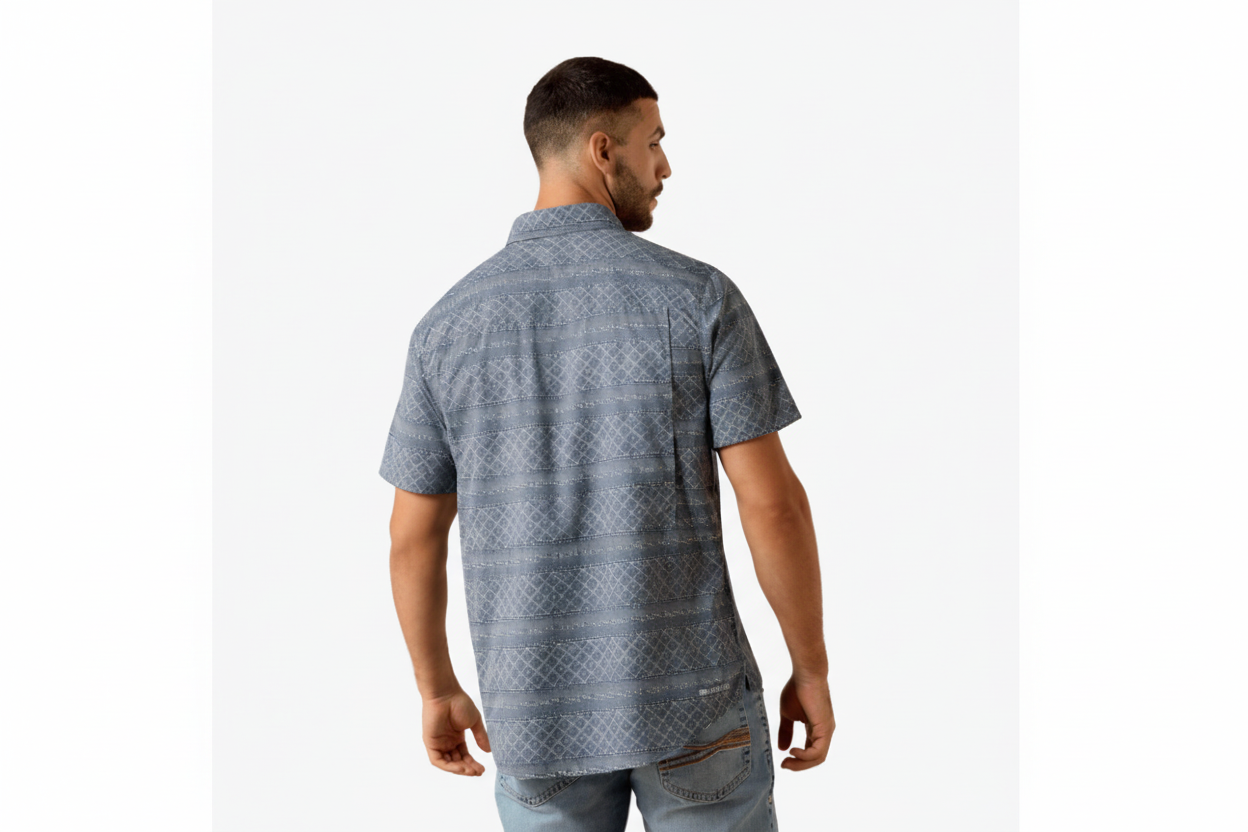 Ariat Men's Printed VentTEK Outbound Fitted Shirt