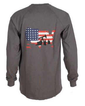 Forge Fr Men's Graphic Printed Long Sleeve T-shirt