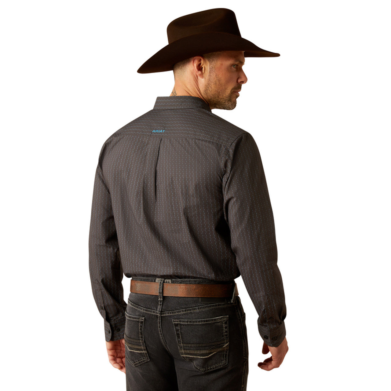 ARIAT Pompey FTD LS SHRT - Black