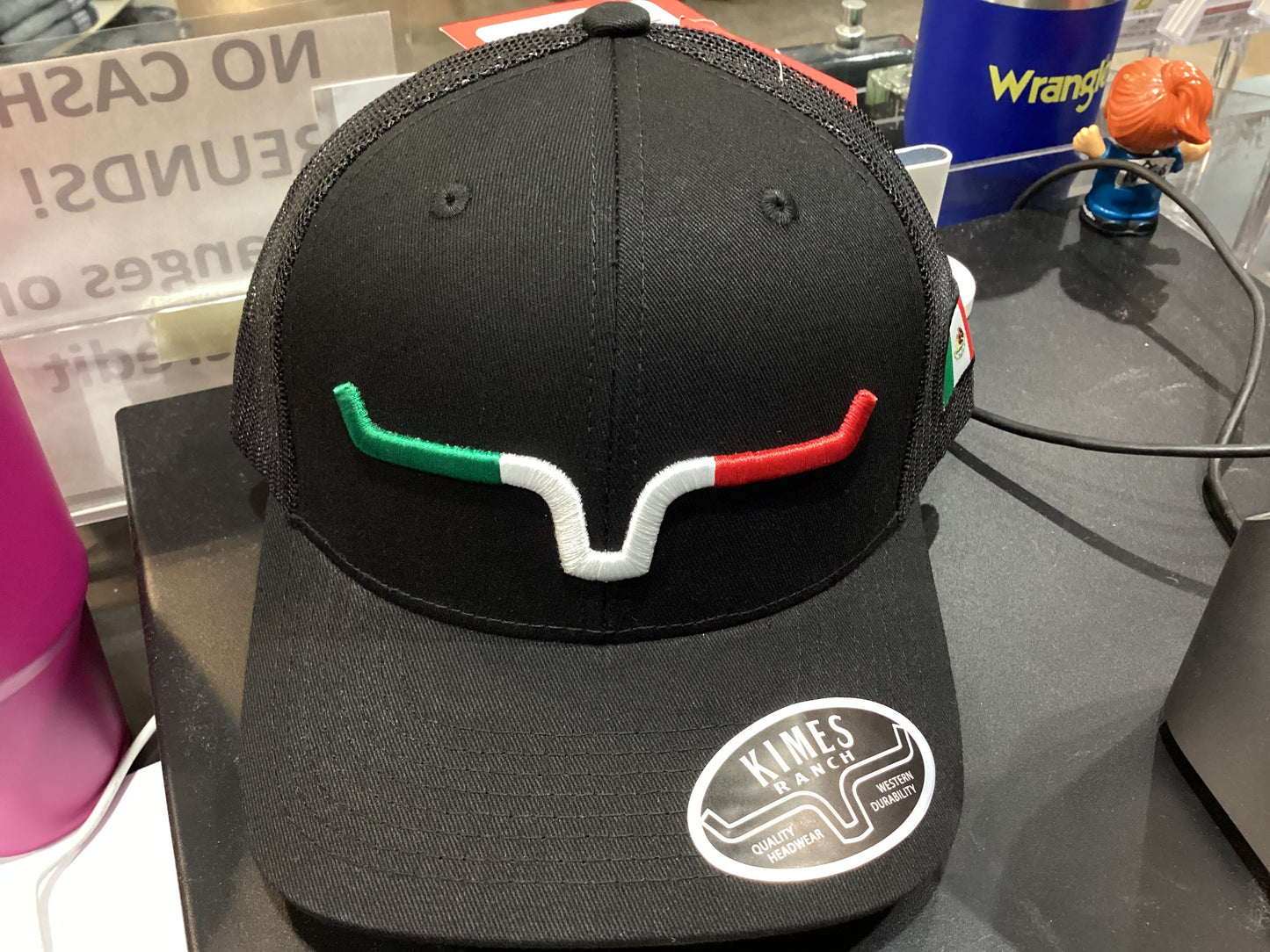 KIMES RANCH SEMANA TRUCKER BLK CAP