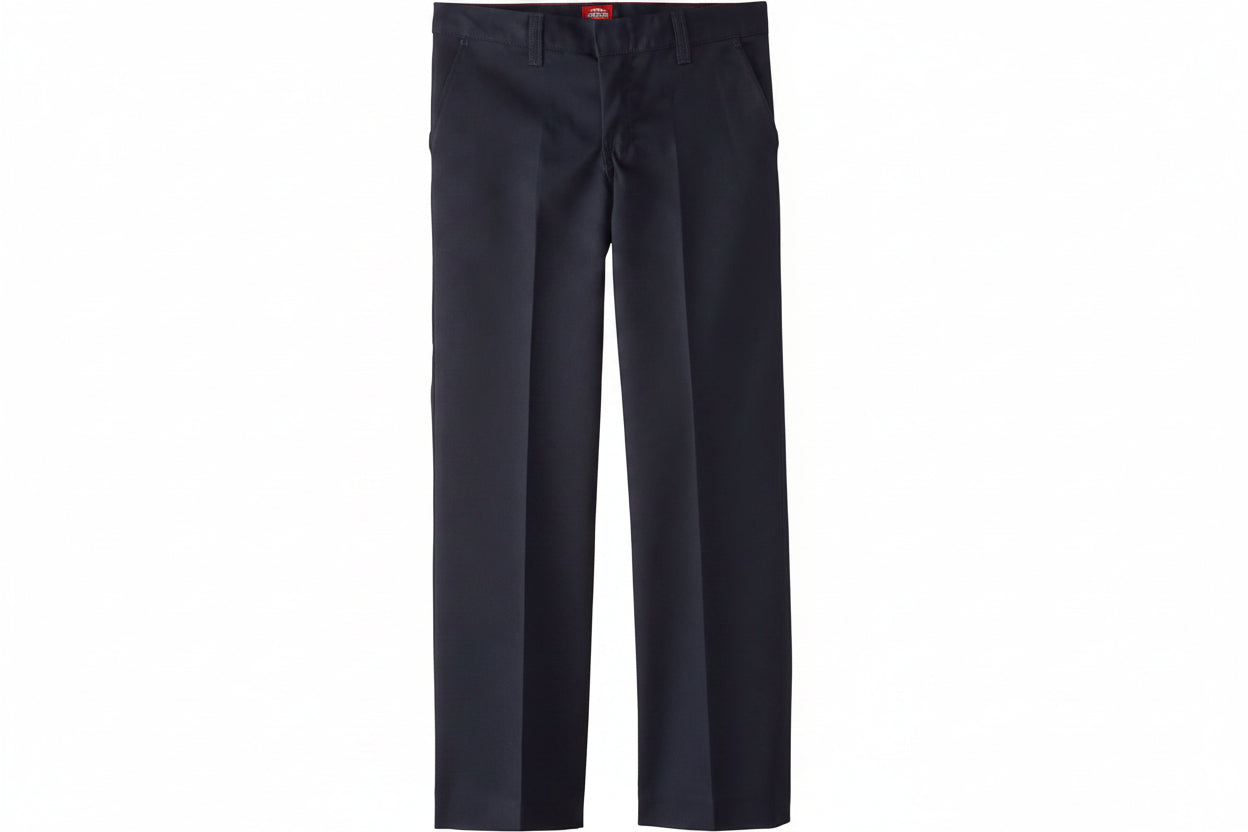 Dickies Girls Flat Front Classic Fit Pants