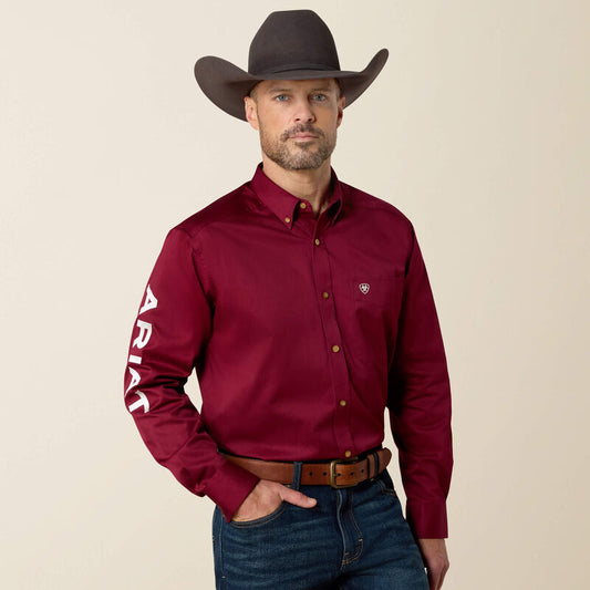 Ariat Twill Team Logo Twill Classic Fit Shirt