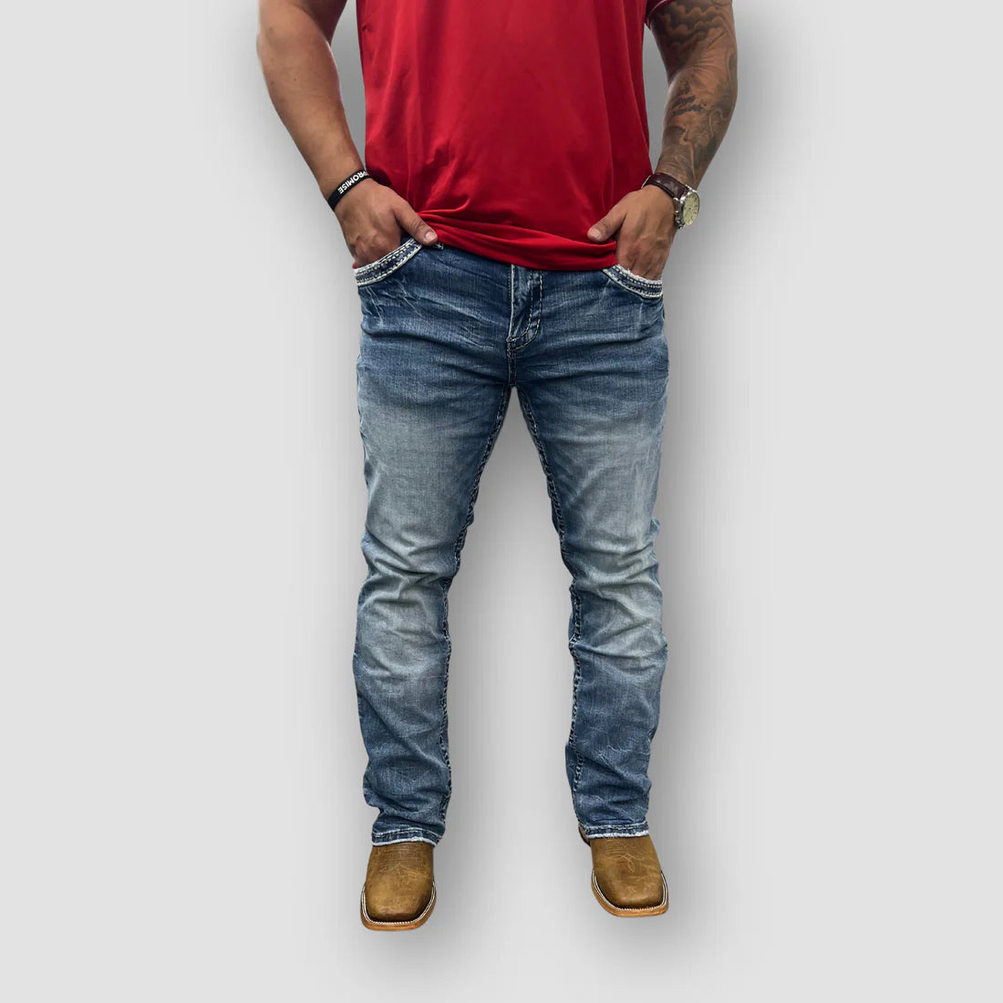 Men's Answer Me Straight Leg Denim