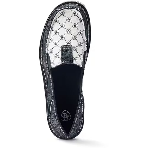 **FINAL SALE** Women's Cruiser Casual Shoes - Black Suede Emboss