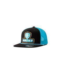 Ariat RghOutBraid BK/TQ Cap