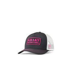Ariat Black/Pink Letters Cap