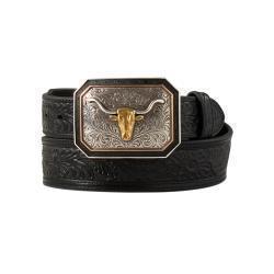 Ariat Men's Belt 1 7/8"- 1 1/2" Floral Embossed