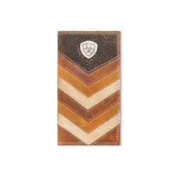 Ariat Mens Rodeo Style Wallet Chevron Patchwork Multicolor