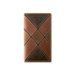 Ariat Mens Rodeo Style Wallet Patchwork Large Embossed Multicolor
