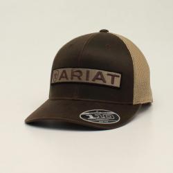 Gorra marrón con logo largo de Ariat