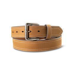 Ariat Men's Double Stitched Leather Belt (46)Camel Light Br.